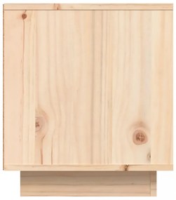 tömör fenyőfa TV-szekrény 80x35x40,5 cm