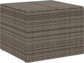vidaXL szürke polyrattan kerti tárolóláda 291 L