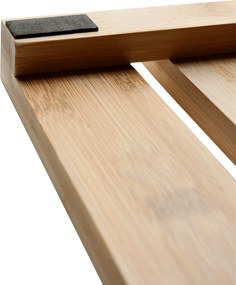 Csúszásgátló szőnyeg a fürdőszobába, természetes lakkozott bambusz, KLERA