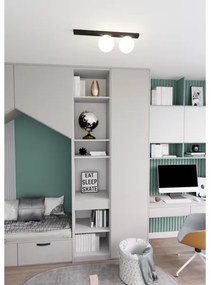 Mennyezeti lámpa FIT 2xE14/10W/230V fekete/fehér