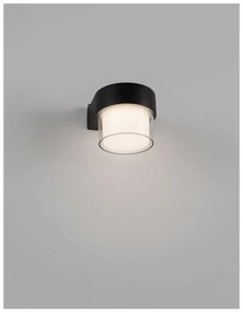 Nova Luce kültéri fali lámpa, fekete, 3000K melegfehér, max. 5W, 420 lm, 9925665