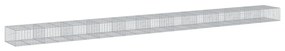 horganyzott vas gabion kosár fedéllel 1100 x 100 x 50 cm