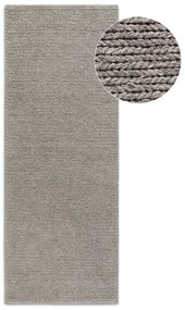 Világosbarna kézi szövésű gyapjú futószőnyeg 80x200 cm Francois – Villeroy&Boch