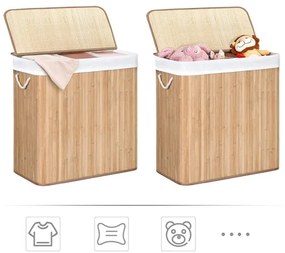 GUS barna szennyeskosár