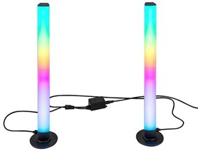 Rabalux 76014 - 2x LED RGB állítható asztali lámpa PACO LED/5W/5V