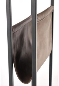 Kisasztal COMPACT 65x47 cm fekete/barna