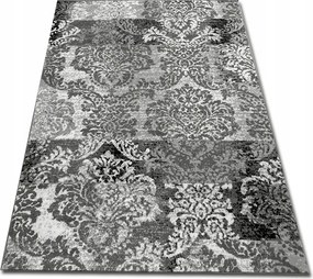 Szőnyeg 200x300 Szőtt Szürke Divatos Klasszikus Hagyományos Vintage Dísz
