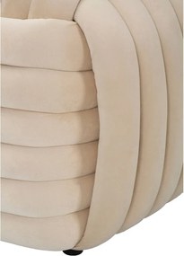 Krémszínű bársony pad Softy – Mauro Ferretti