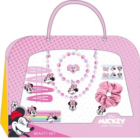 Disney Minnie Pink hajkiegészítő és ékszer szett 15 db-os