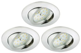 Briloner 8317-039-KÉSZLET 3x LED dimmelhető fürdőszobai lámpa LED/5,5W/230V IP23
