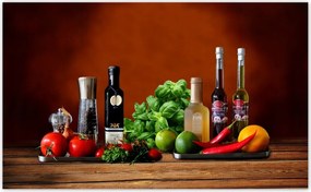 Fotótapéta flizelina 416x254 Zöldségek Fűszerek