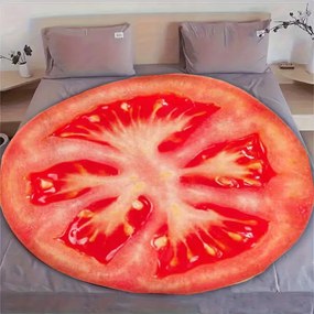 Takaró takaró ágytakaró piknik szőnyeg paradicsom ajándék vegán vegetáriánus pléd 180cm