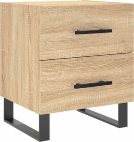 vidaXL sonoma tölgy színű szerelt fa éjjeliszekrény 40 x 35 x 47,5 cm