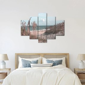 Kép - Rózsaszín strand (150x105 cm)