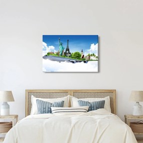 Kép - utazás a világ körül (90x60 cm)