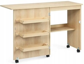 Varrógépasztal natúr