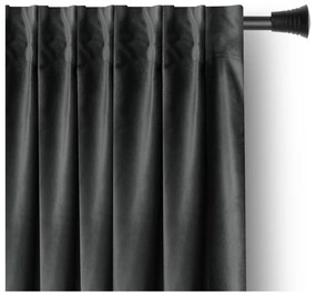 Szürke bársony dimout (részleges sötétítő) függöny 140x270 cm – Restilo