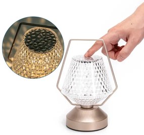 Aigostar- LED Dimmelhető újratölthető lámpa LED/1W/5V 2700/4000/6500K 1800mAh 20 cm