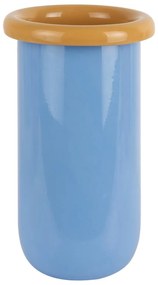 Kék üveg váza (magasság 25 cm) Plegado – PT LIVING