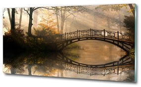 Üvegfotó Régi híd ősszel osh-44630410