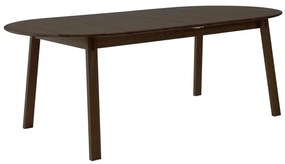 Tölgyfa bővíthető étkezőasztal hosszabbító asztallappal 100x220 cm Amalfi – Hammel Furniture