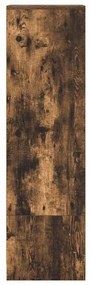 füstölt tölgy szerelt fa magasszekrény 29,5x34x119,5 cm