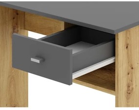 Íróasztal RICO artisan tölgy/szürke