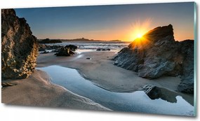 Fotó üvegkép Út a réten át 125x50