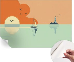 Design fali fotótapéta öntapadós tengeri gyönyör 104x70 cm