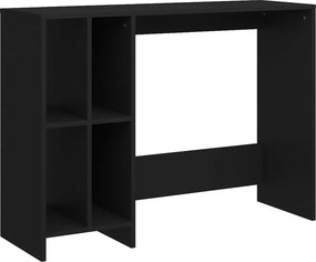 vidaXL fekete szerelt fa laptopasztal 102,5 x 35 x 75 cm