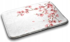 Divatos fürdőszobaszőnyeg Japán Virágok 75x45 cm