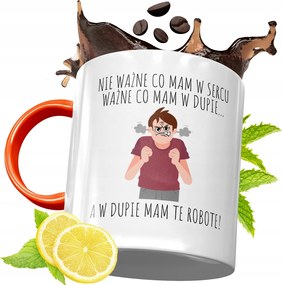 Narancssárga Vicces Bögre Vicces Ajándék fényképes nyomtatással