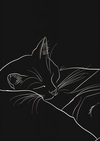 Poszter 29,7x42cm Éjszakai nyugalom