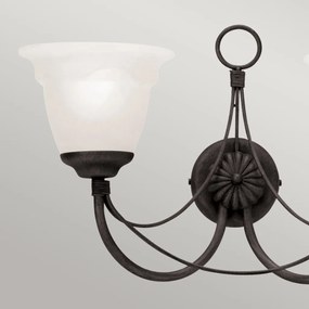 Elstead Lighting CARISBROOKE CB2-BLACK Fali lámpa 2x60W/E14