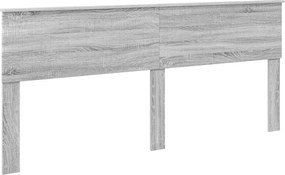 vidaXL Fejtámla Szürke Sonoma 200 cm Faanyag