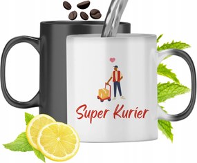 Mágikus Bögre Futárnak Színváltós Nyomtatott Fotóval