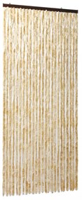 bézs zsenília rovarfüggöny 100 x 220 cm