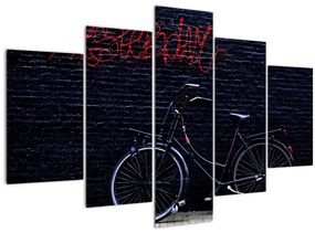 Egy kerékpár képe Amszterdamban (150x105 cm)