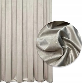 Kész Sötétítő Függöny velvet 140x260 fényes bézs