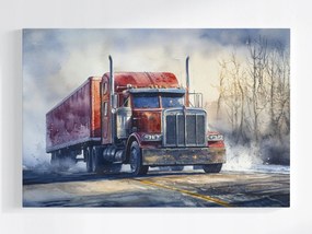 Vászonkép Canvas Amerikai Teherautó Autó Teherautó 120x80