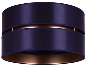 Duolla - Mennyezeti lámpa DUO 1xE27/15W/230V átm. 40 cm kék/arany