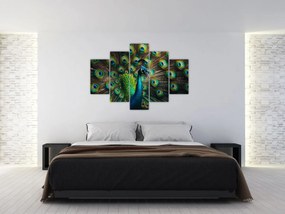 Kép – Pávatoll (150x105 cm)