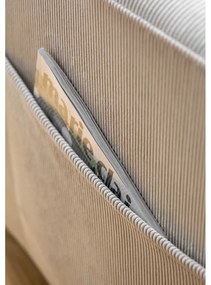 Bézs kordbársony fotel Lofty Lilly – Miuform