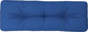vidaXL királykék szövet raklappárna 120 x 40 x 12 cm