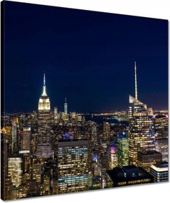 Vászonkép 50x50 New York felülnézet