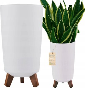 Kerek virágtartó lábakkal 20x36,5cm Műanyag virágtartó lábakkal