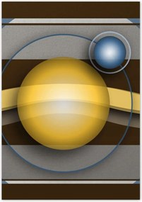 Poszterek 70x100 Divatos gömbök Absztrakt