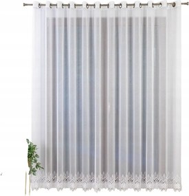 Napellenző függöny geometrikus hímzéssel – 350X160