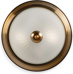 Brilagi - FRESCO mennyezeti lámpatest, 2xE27/40W/230V, átm. 28 cm, sárgaréz