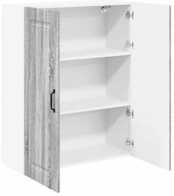 Fali konyhaszekrény Szürke Sonoma 80 x 31 x 100 cm Faanyag